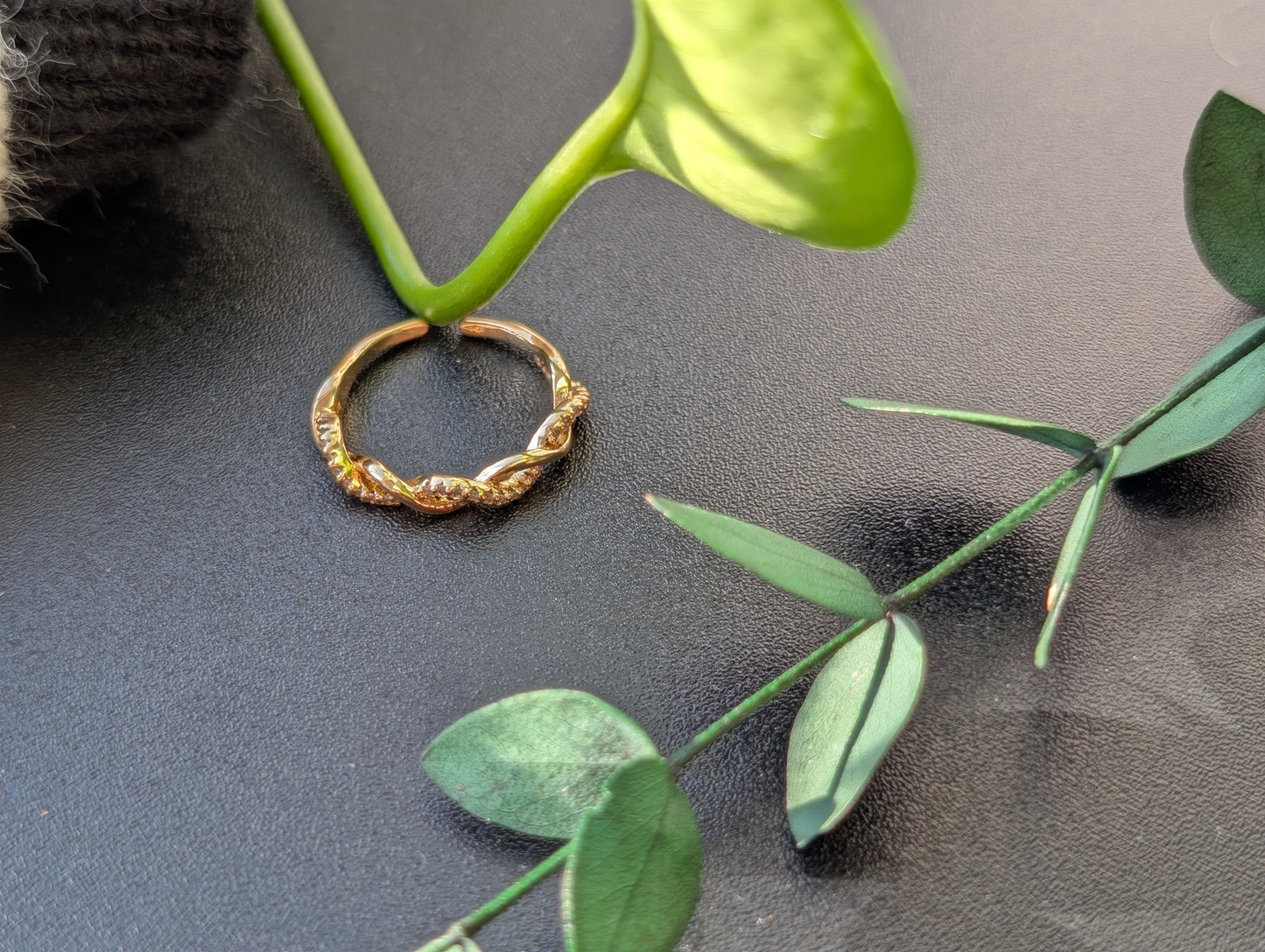 Gold Twist Ring