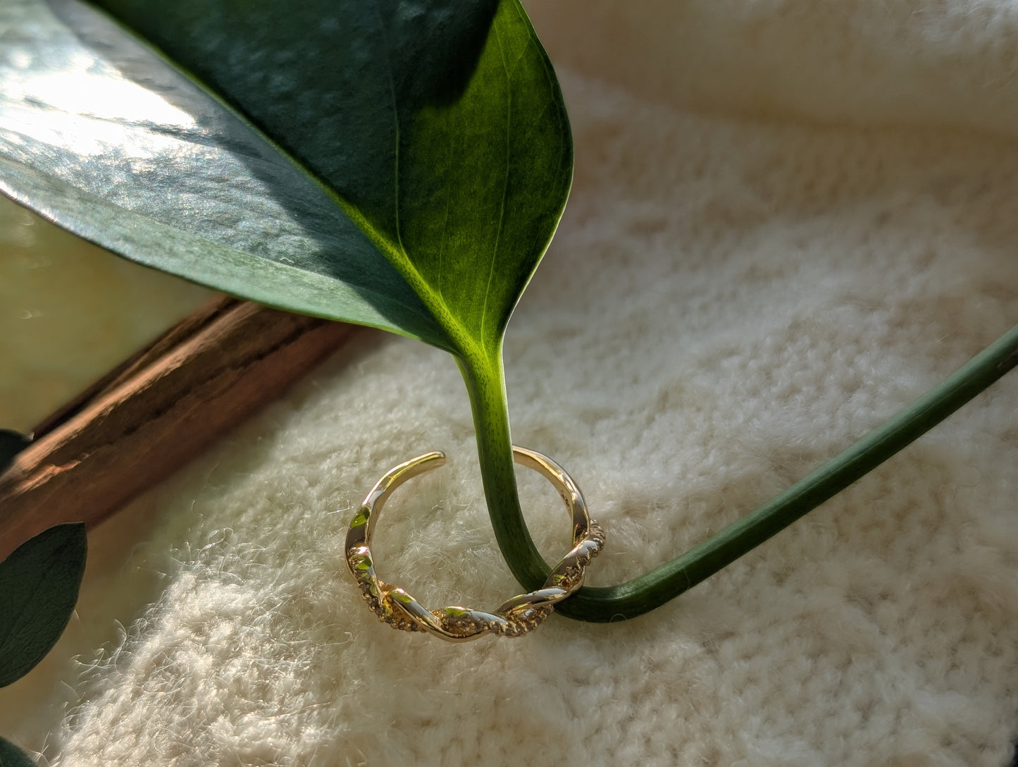 Gold Twist Ring