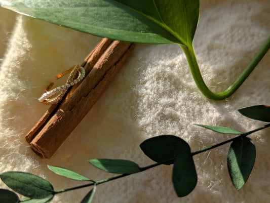 Gold Plated Adjustable Ring