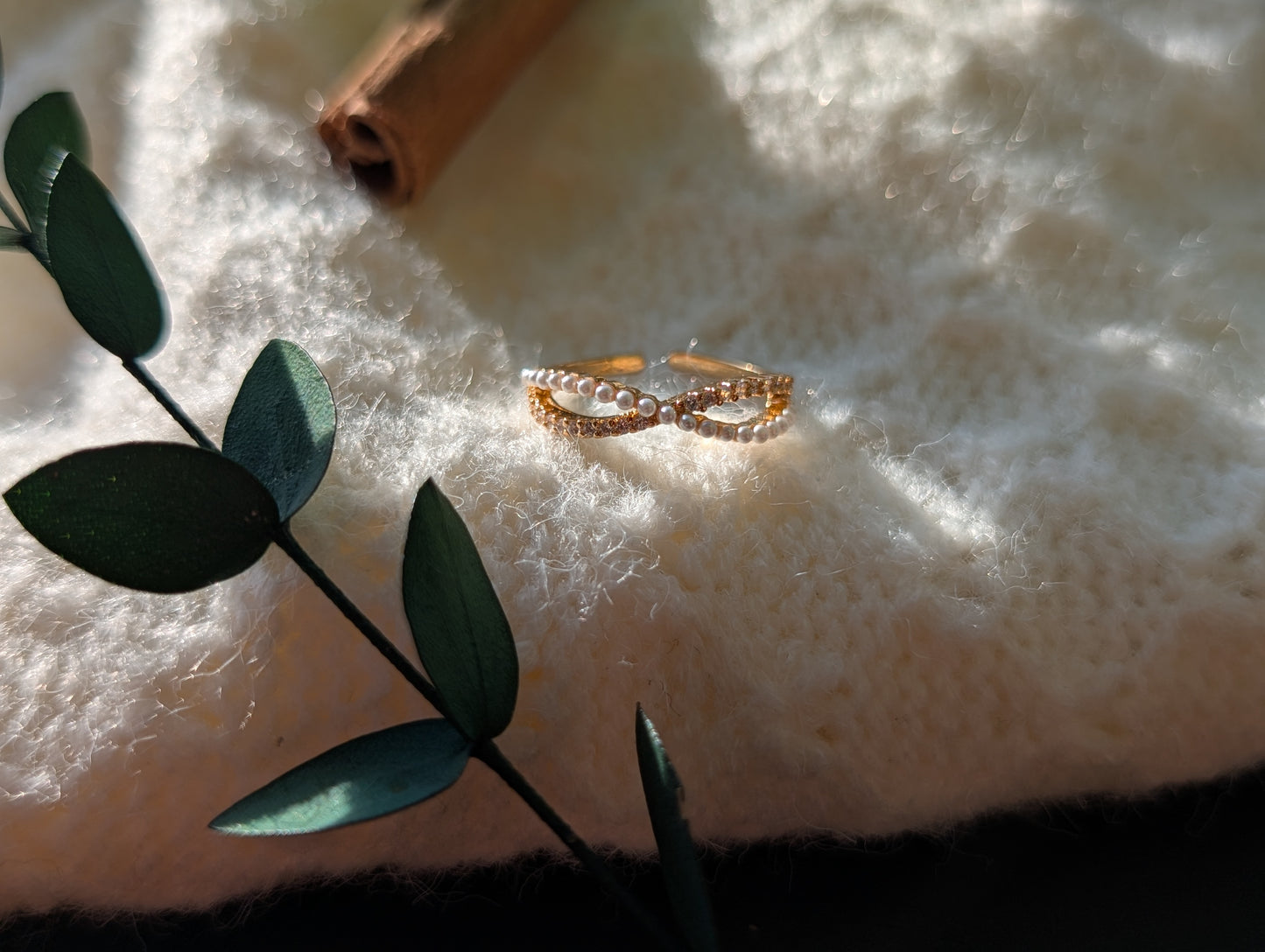 Gold Plated Adjustable Ring