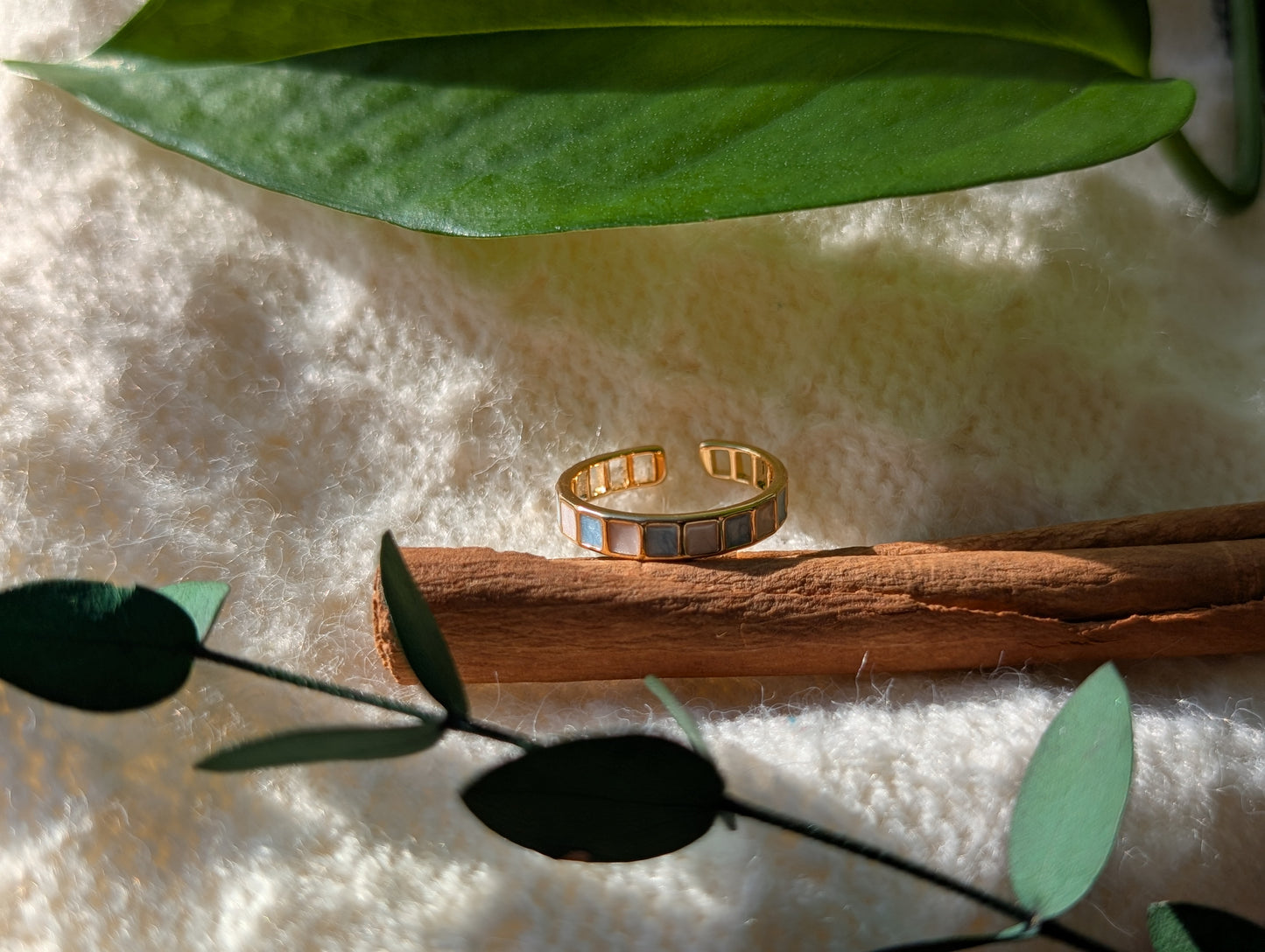 Checkerboard Chic Ring