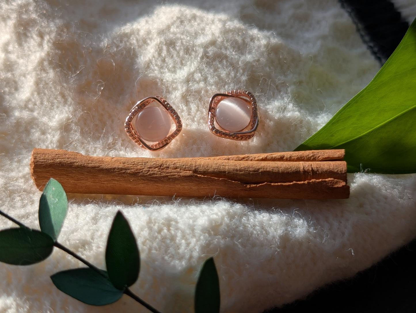 Purr-fect Opal Glow Earrings (Stud or Clip-On!)