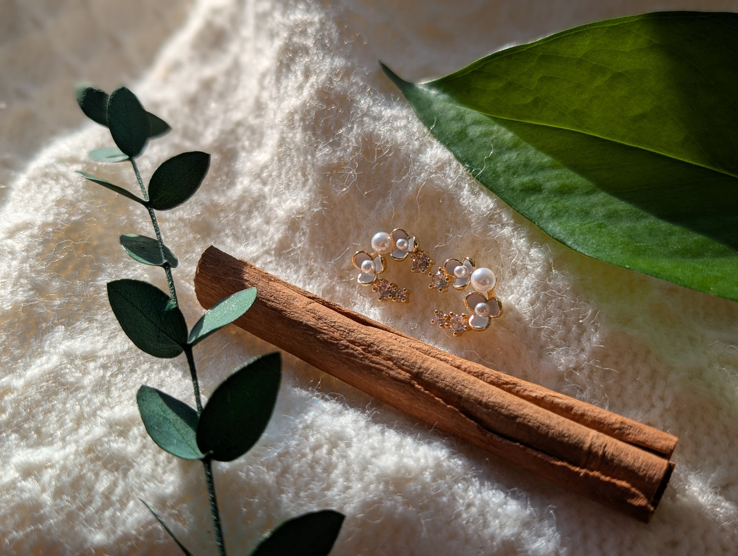 Blossom & Sparkle Ear Climbers