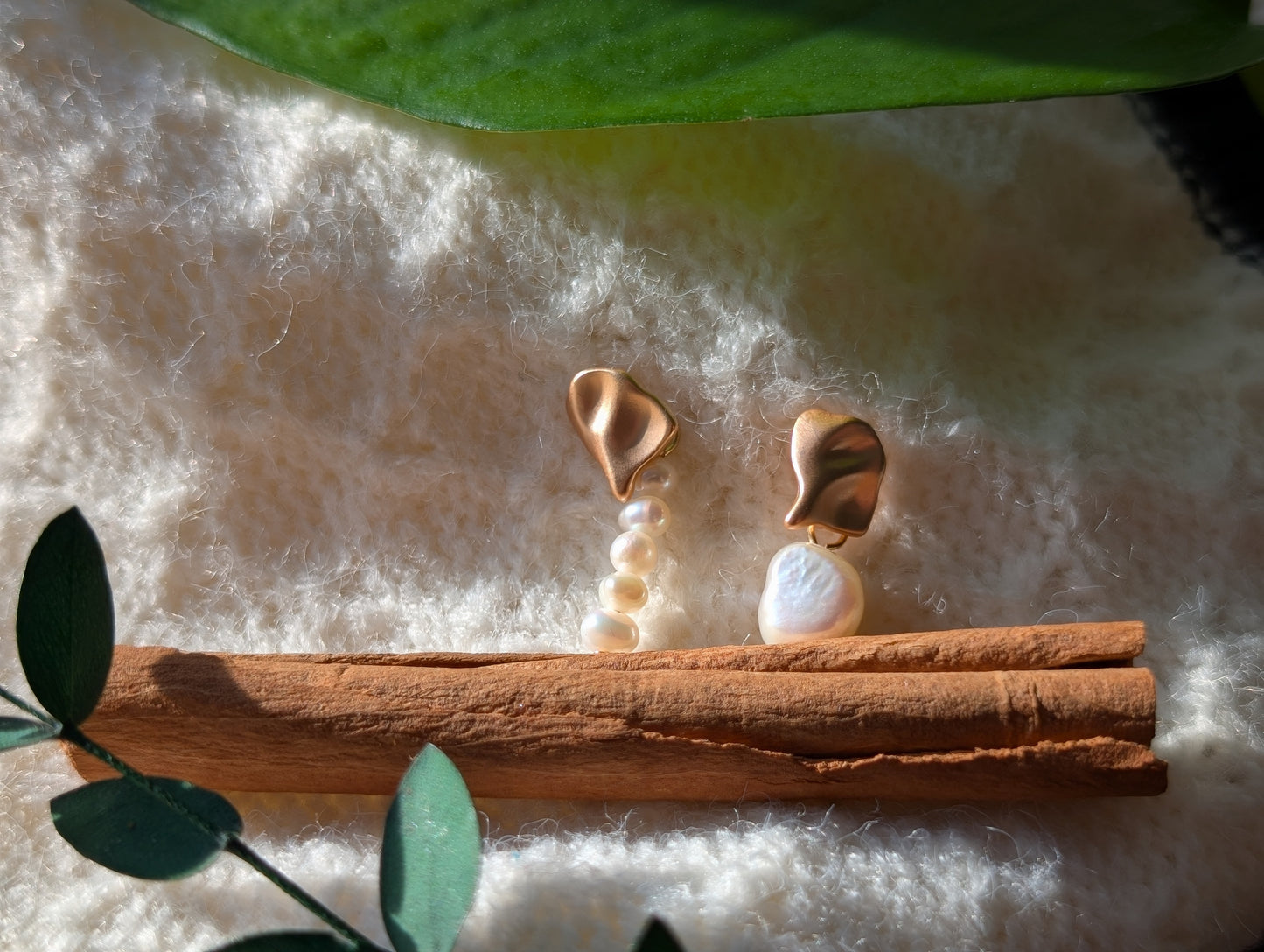 Baroque Freshwater Pearl Drop Earrings