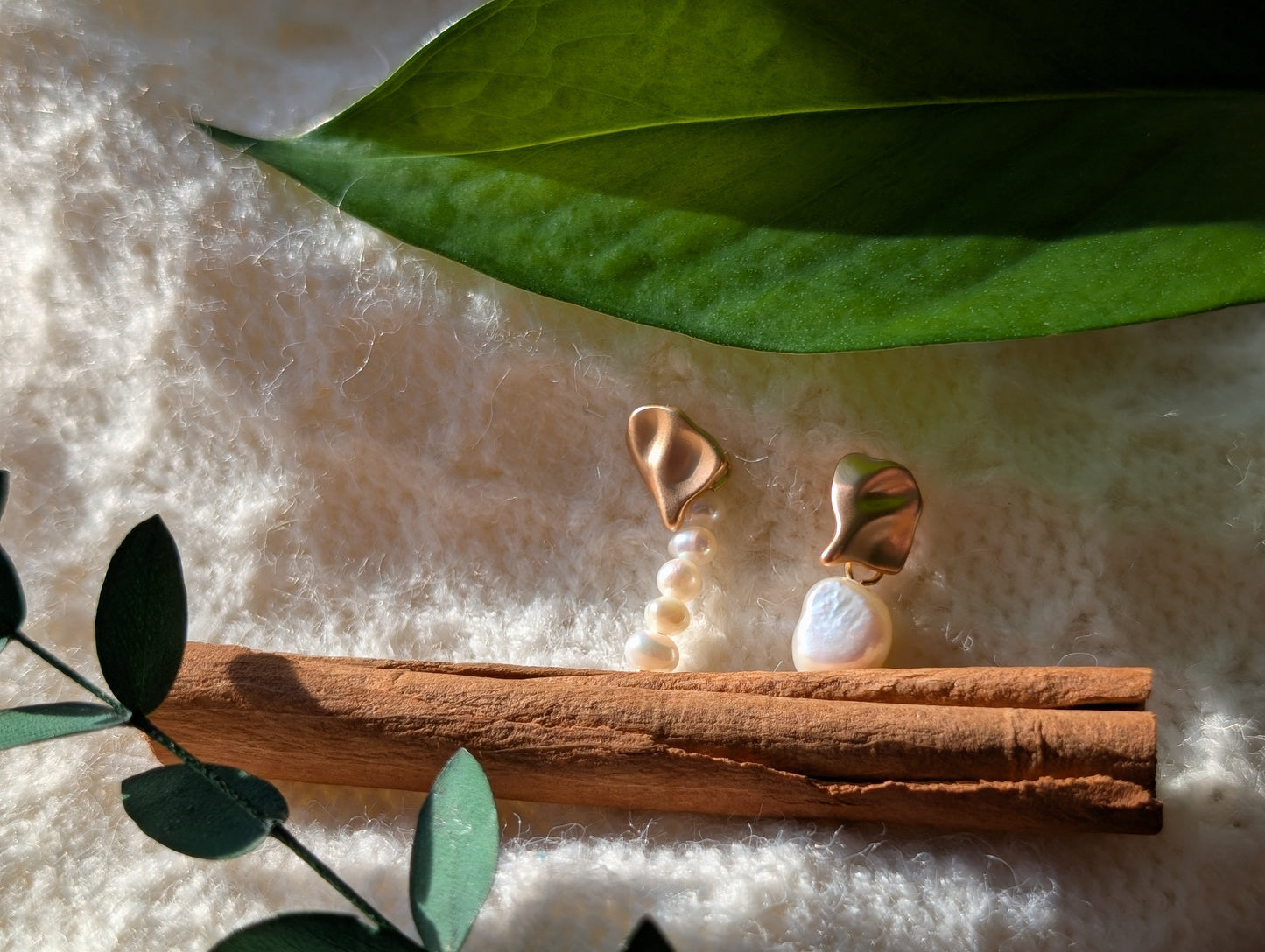 Baroque Freshwater Pearl Drop Earrings