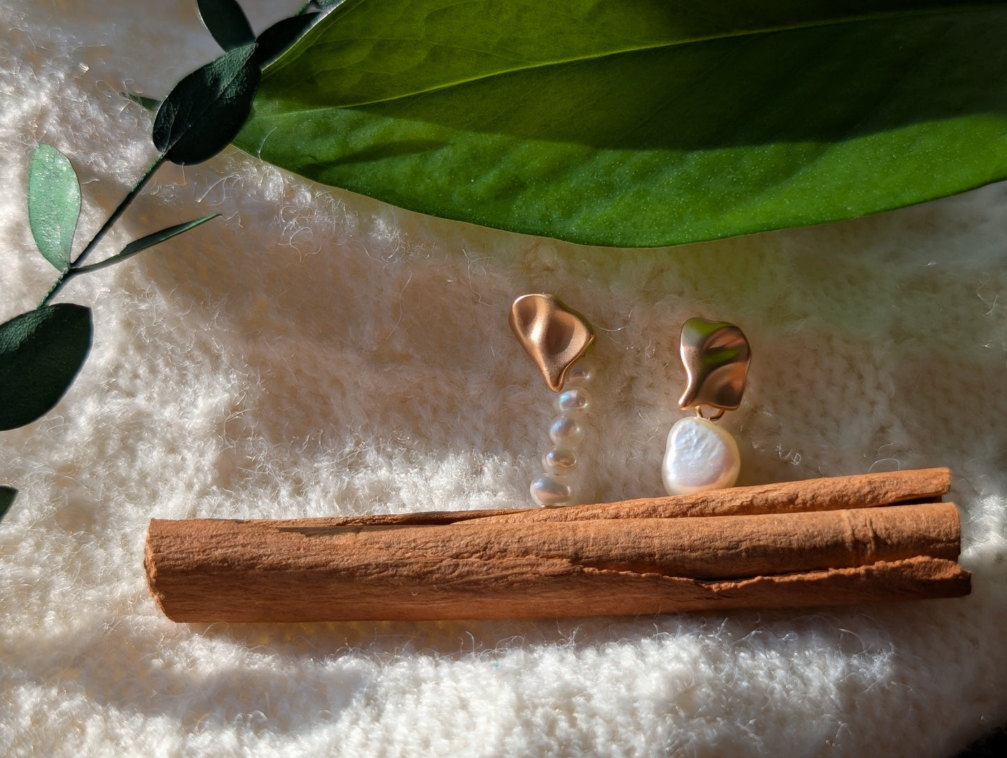 Baroque Freshwater Pearl Drop Earrings