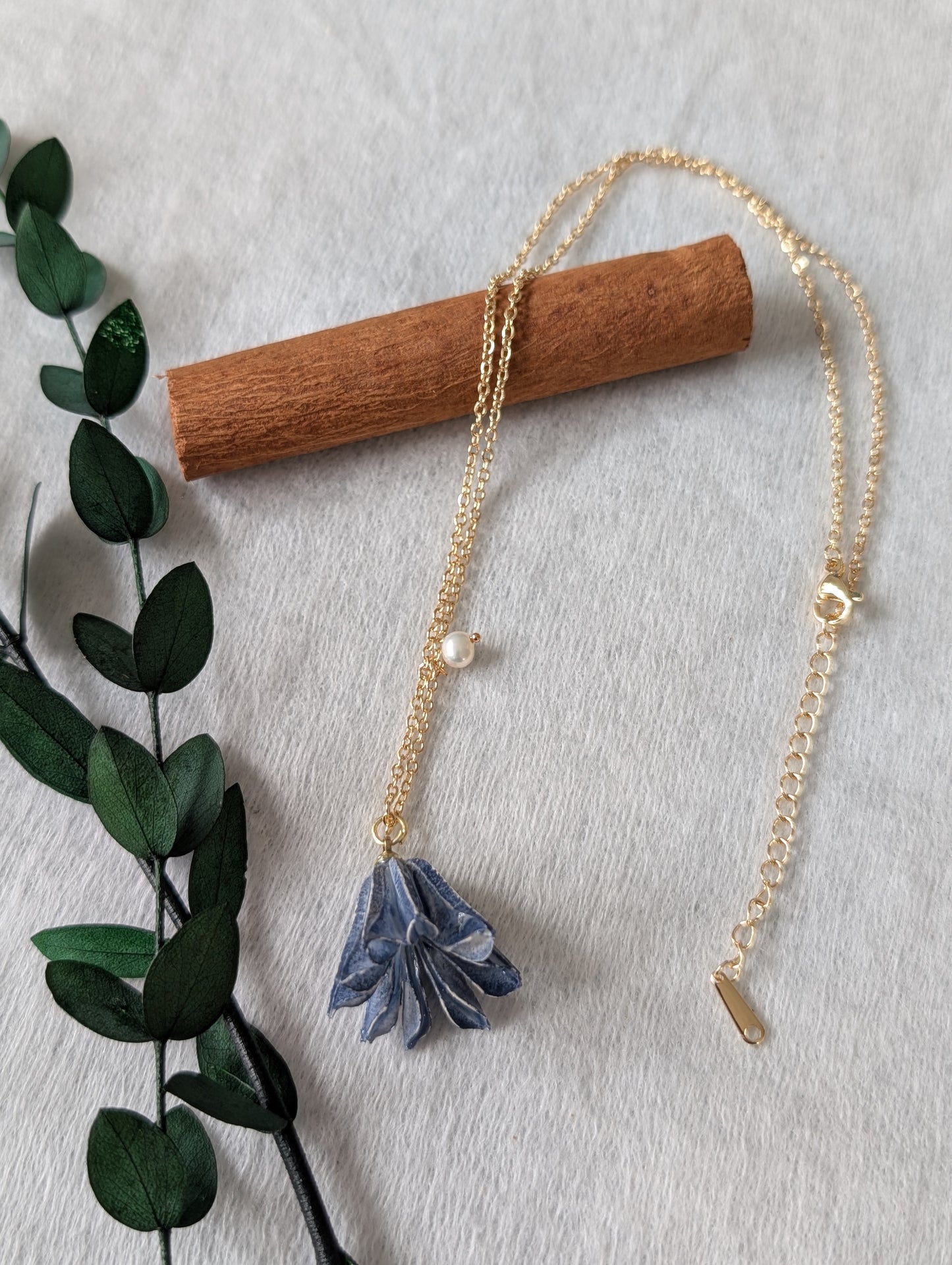 Real Preserved Campanula Flower Earrings & Necklace - Whispering Bells