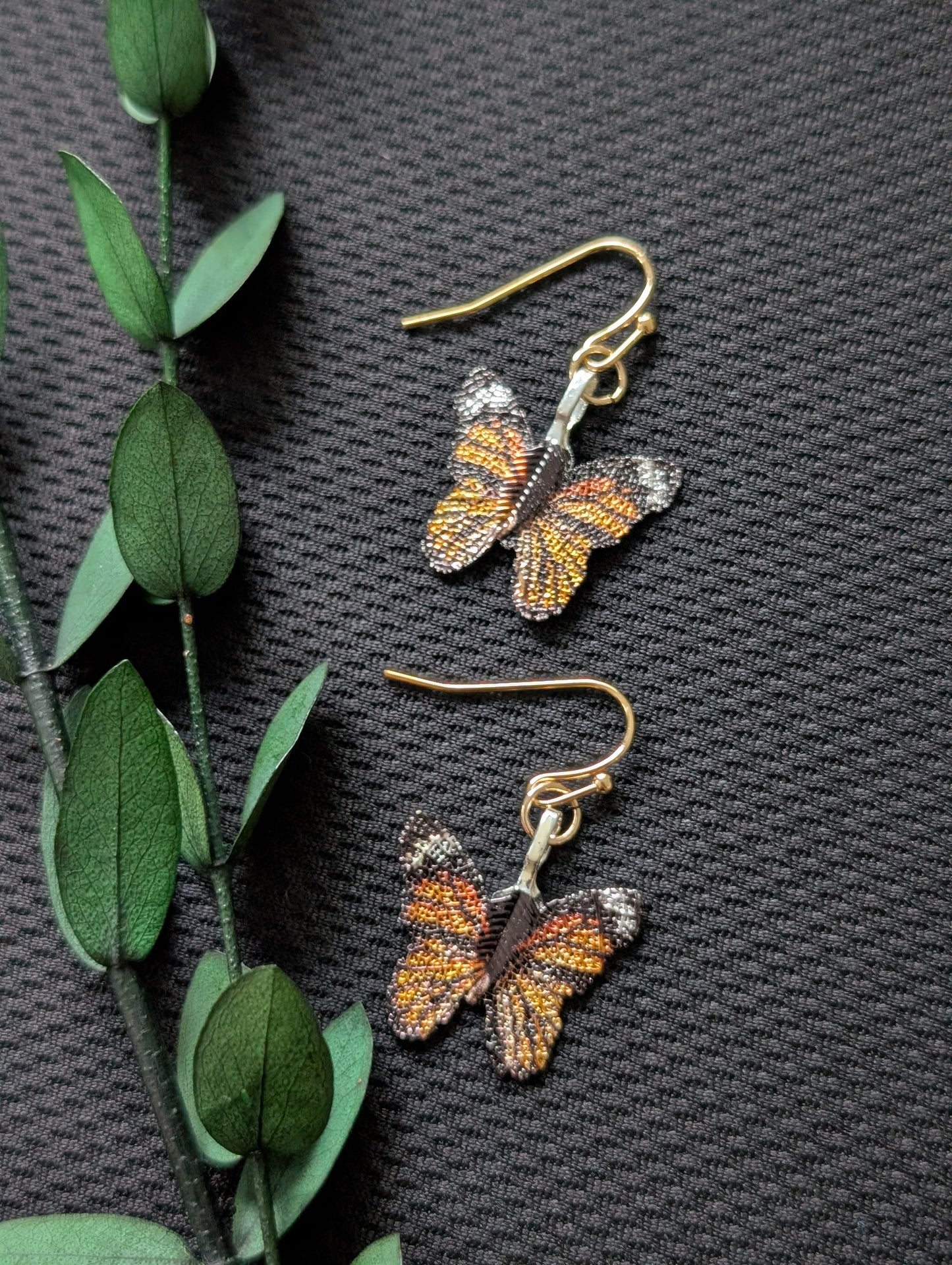 Monarch Butterflies Earrings & Necklace