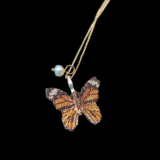 Monarch Butterflies Earrings & Necklace