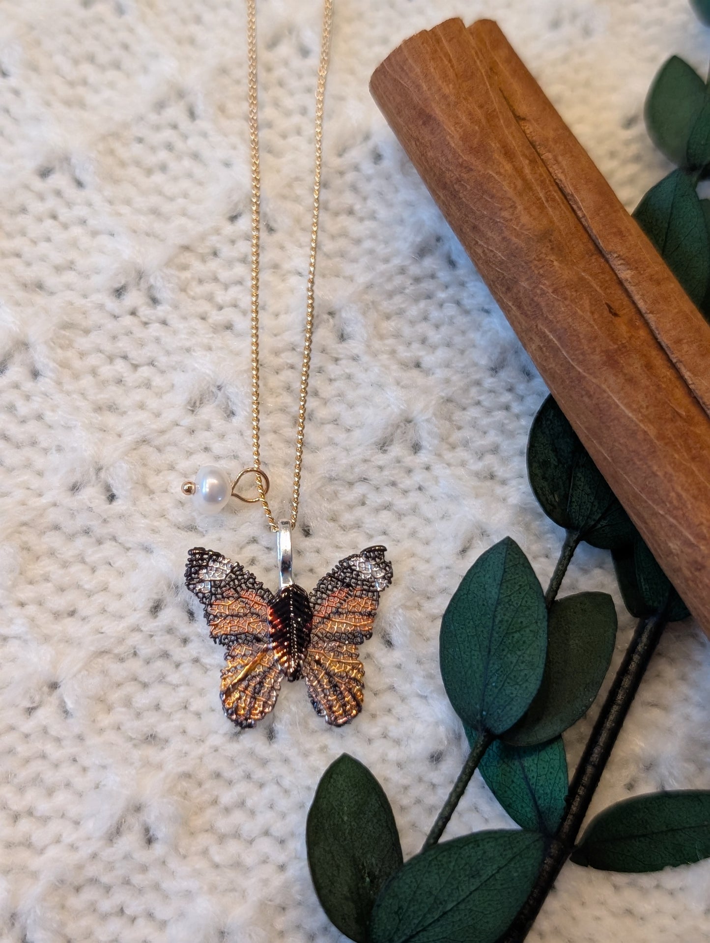 Monarch Butterflies Earrings & Necklace