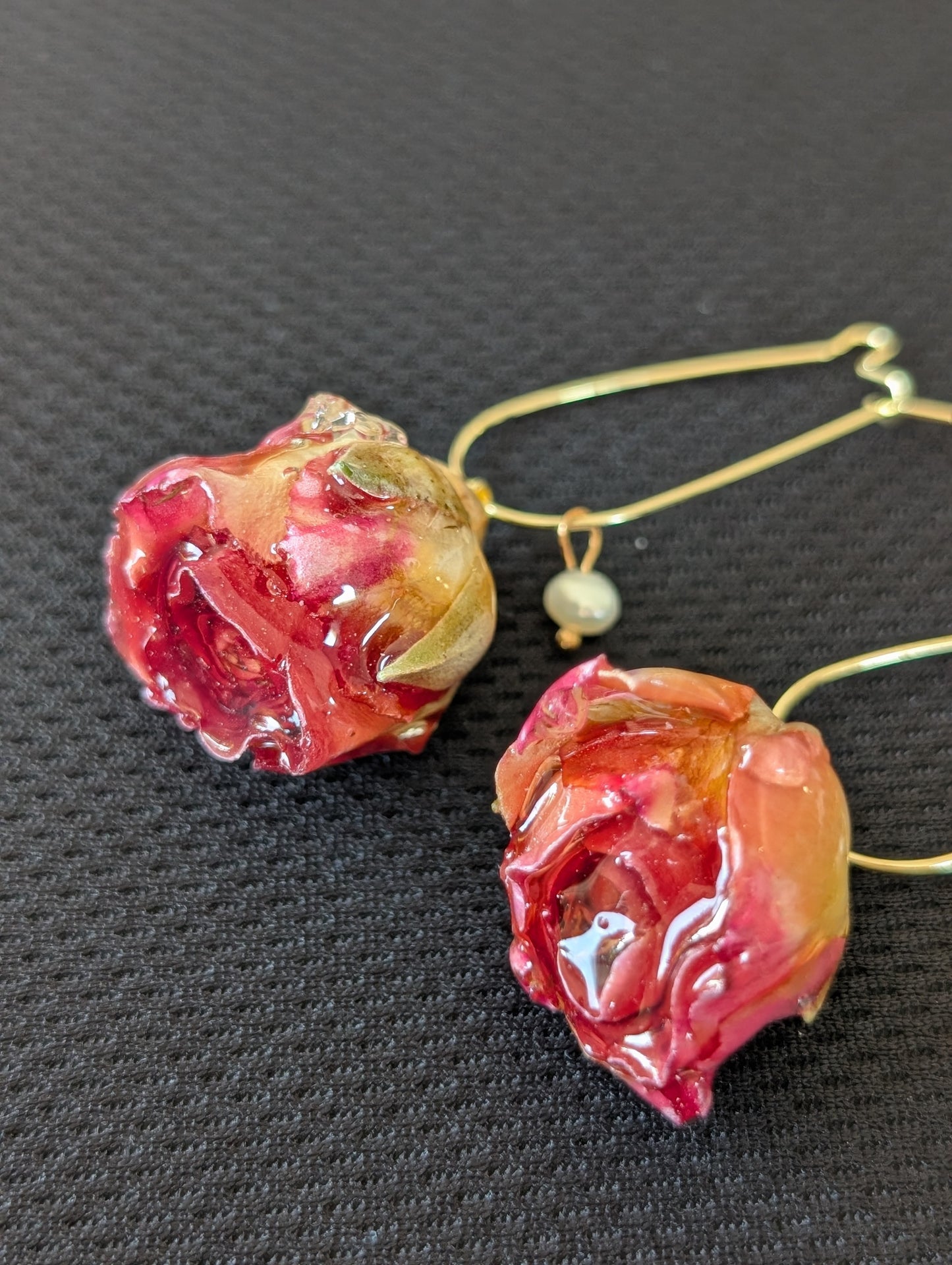 Sweet Real Rosebuds Earrings