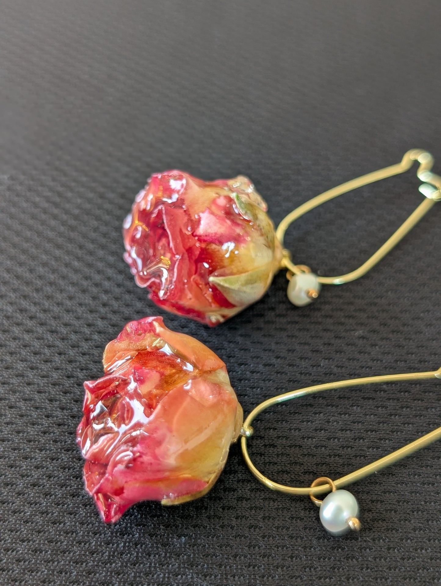 Sweet Real Rosebuds Earrings