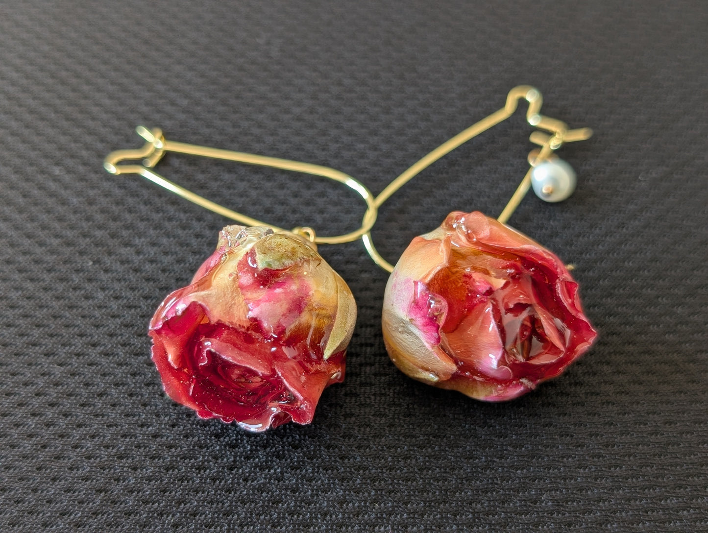 Sweet Real Rosebuds Earrings