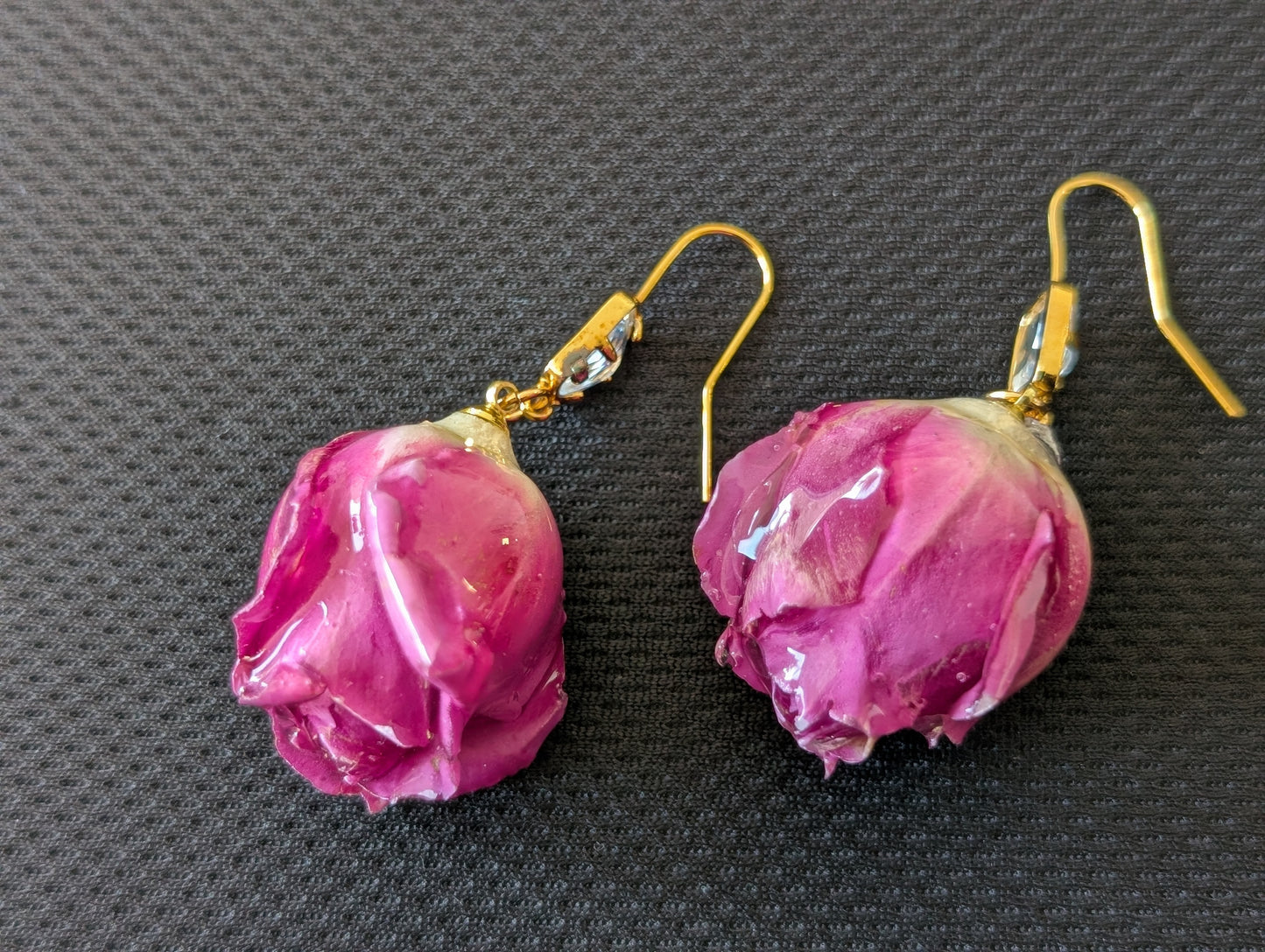 Real Rosebuds Earrings