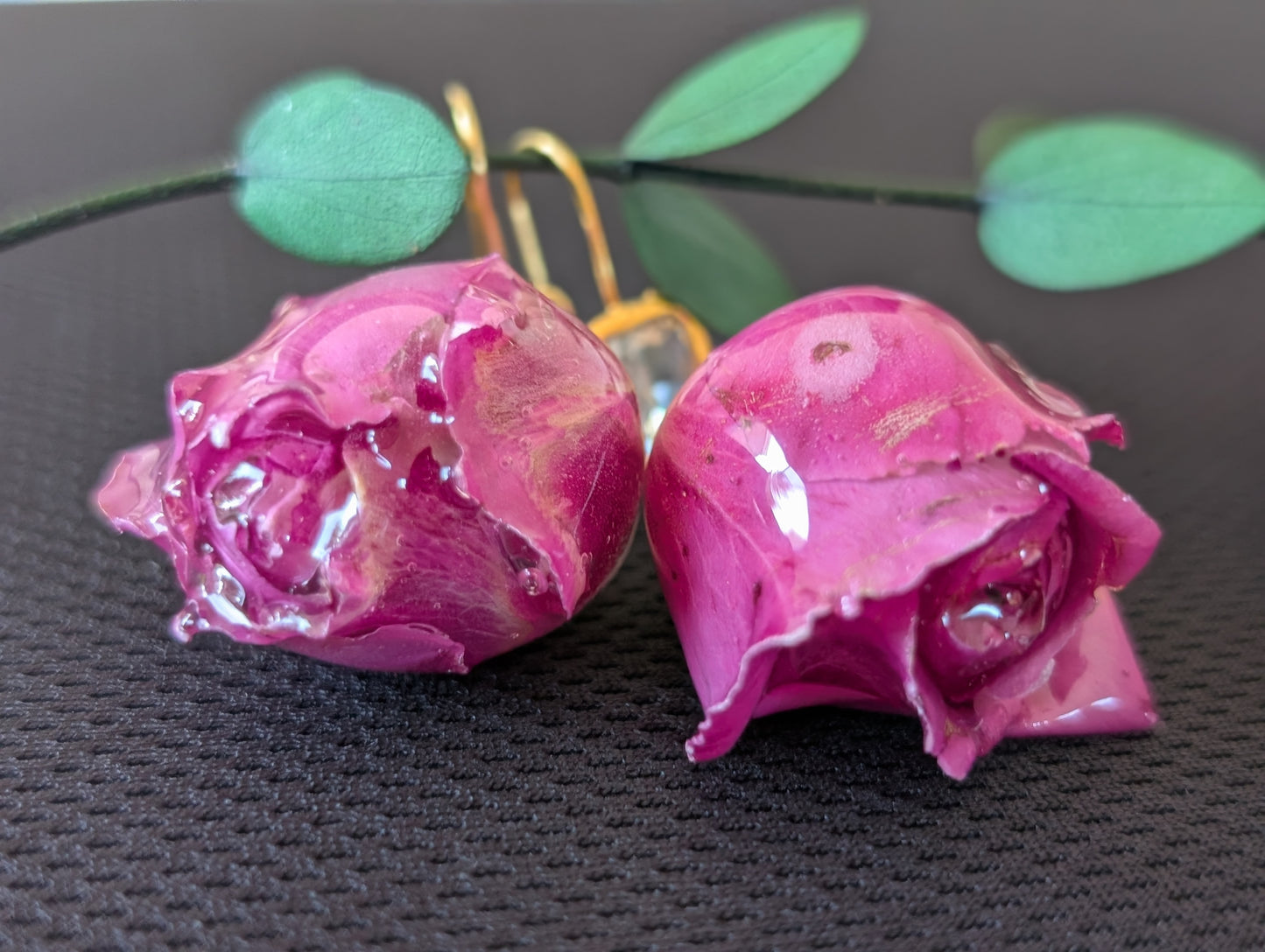 Real Rosebuds Earrings
