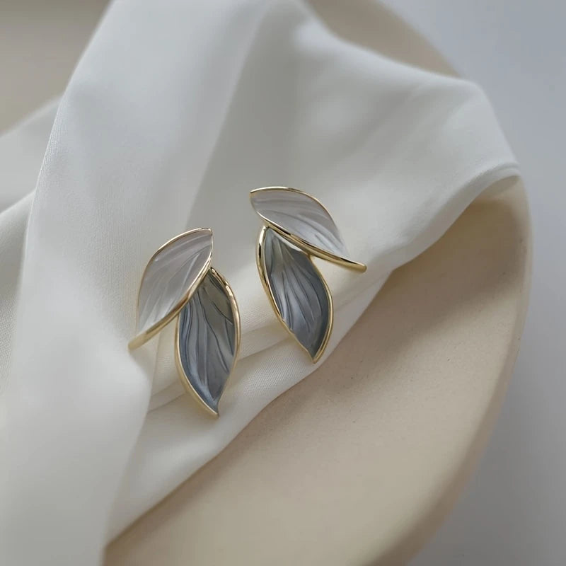 Leaf Stud Earrings