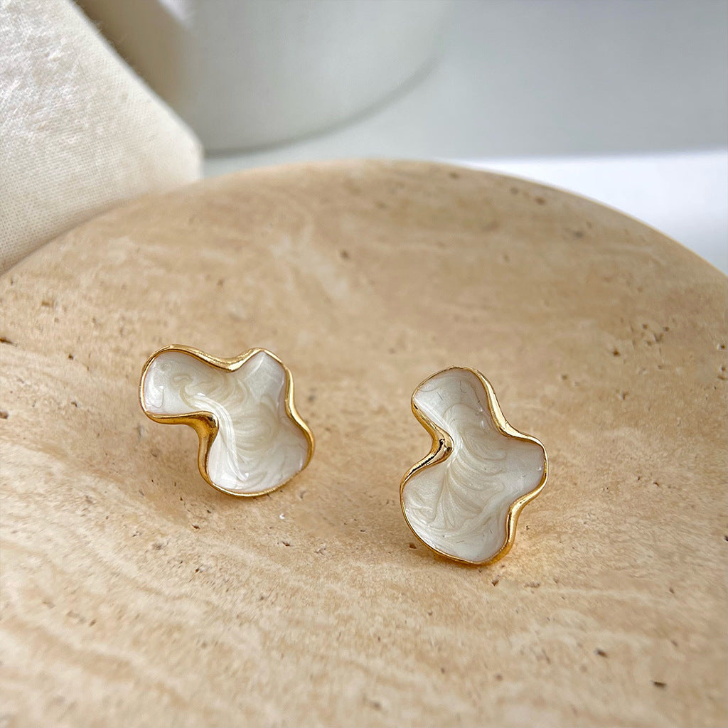 Artistic Geometric Stud Earrings