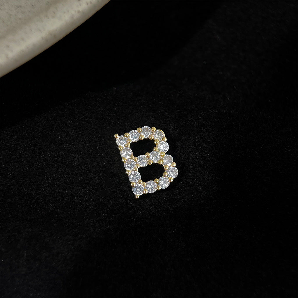 Sparkling Initial Studs