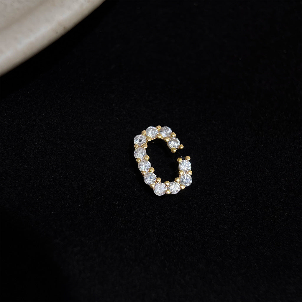Sparkling Initial Studs