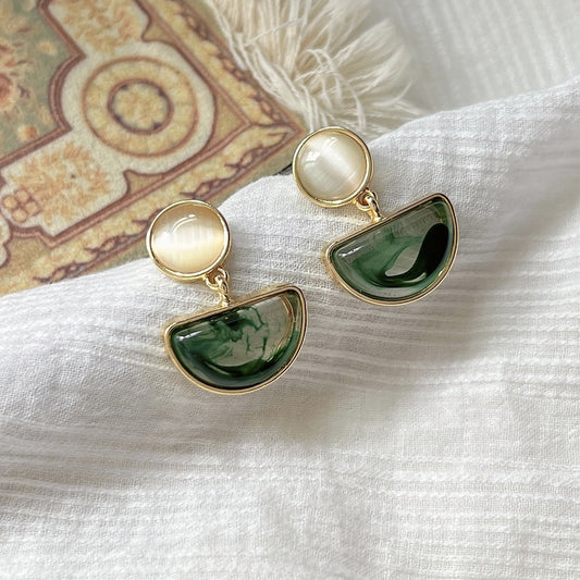 Earthy Harmony Dangle Earrings