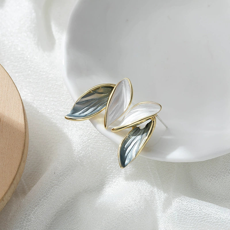Leaf Stud Earrings