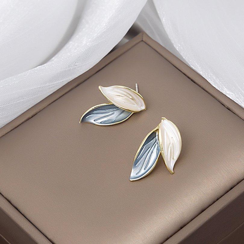 Leaf Stud Earrings