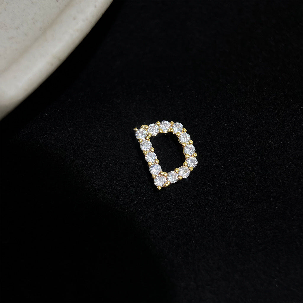 Sparkling Initial Studs