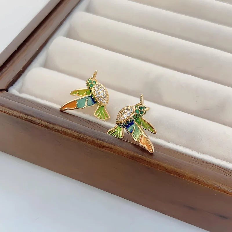 Hummingbird Stud Earrings