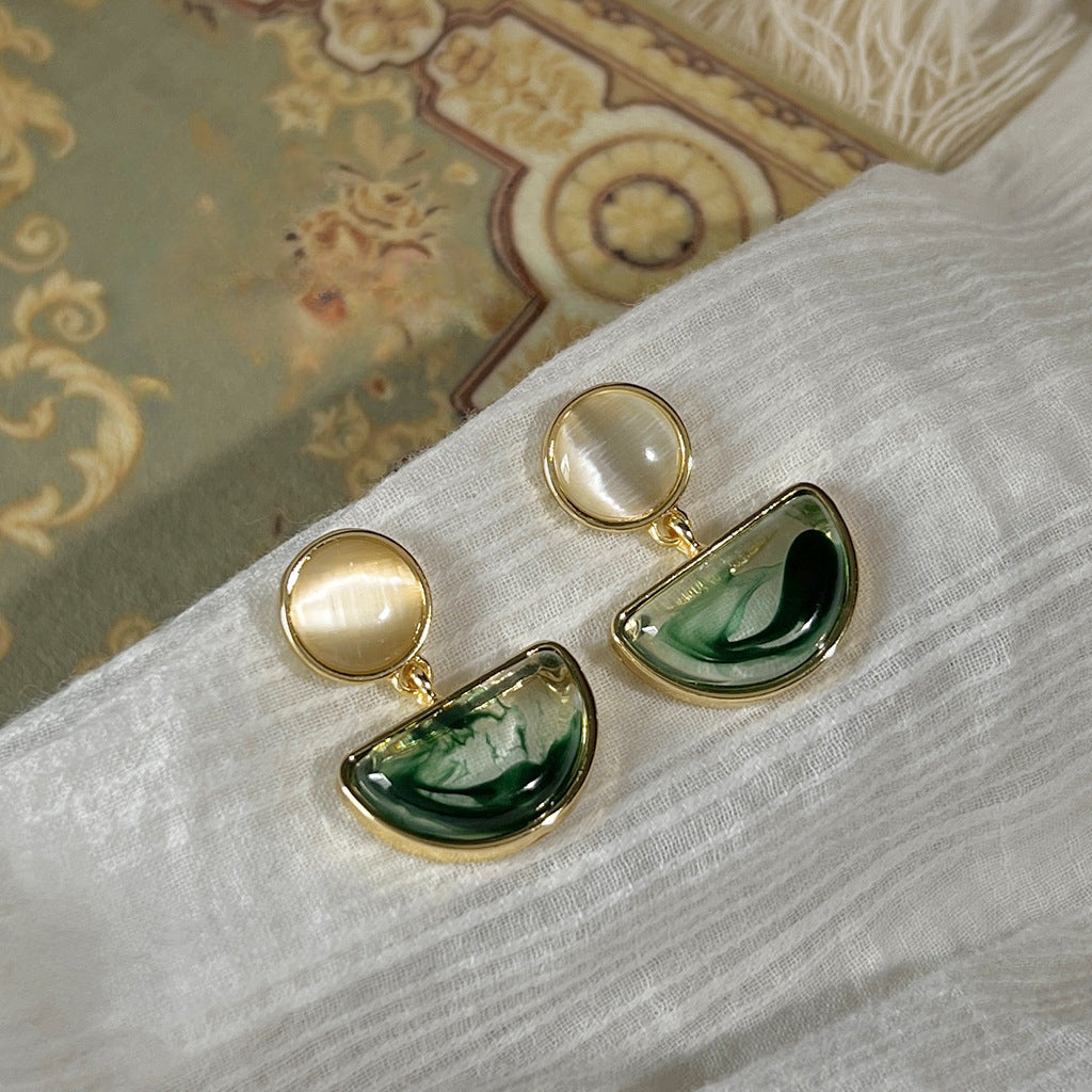 Earthy Harmony Dangle Earrings