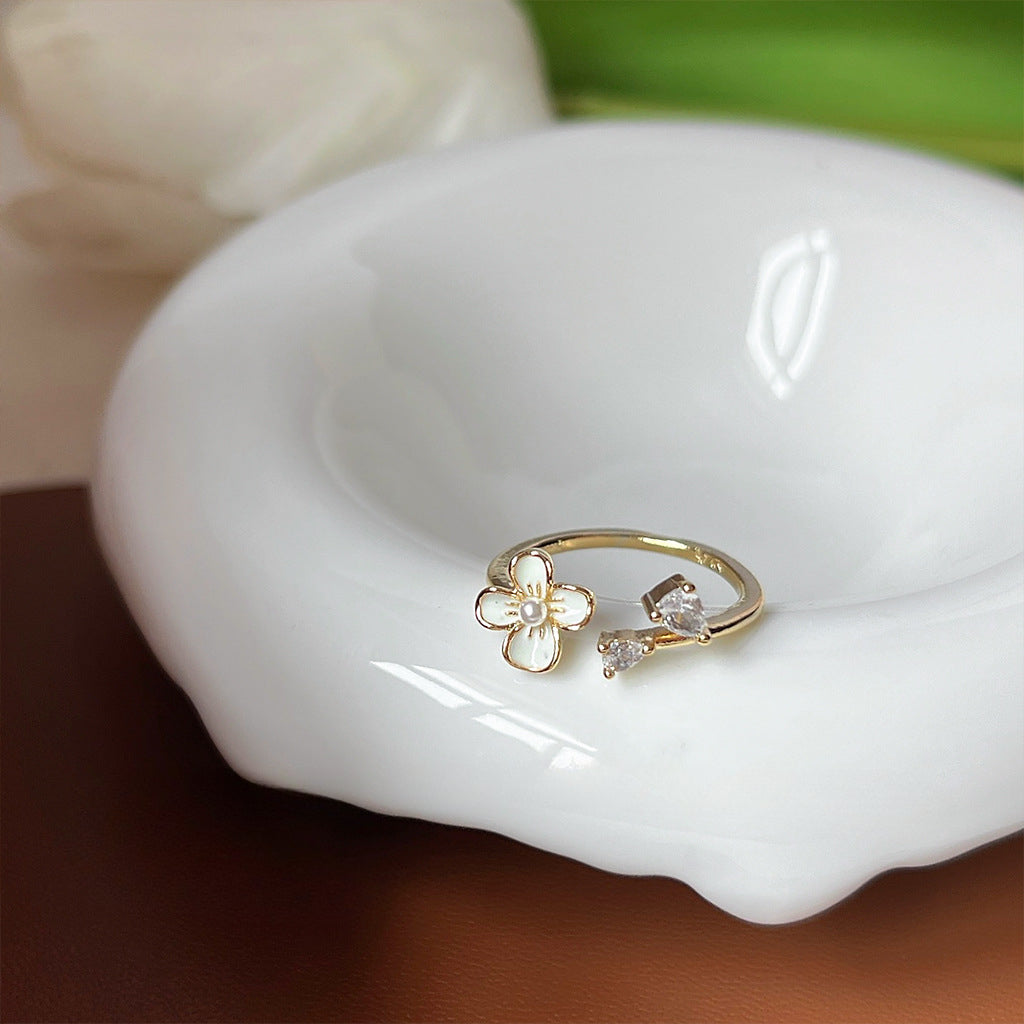Adjustable Flower Ring