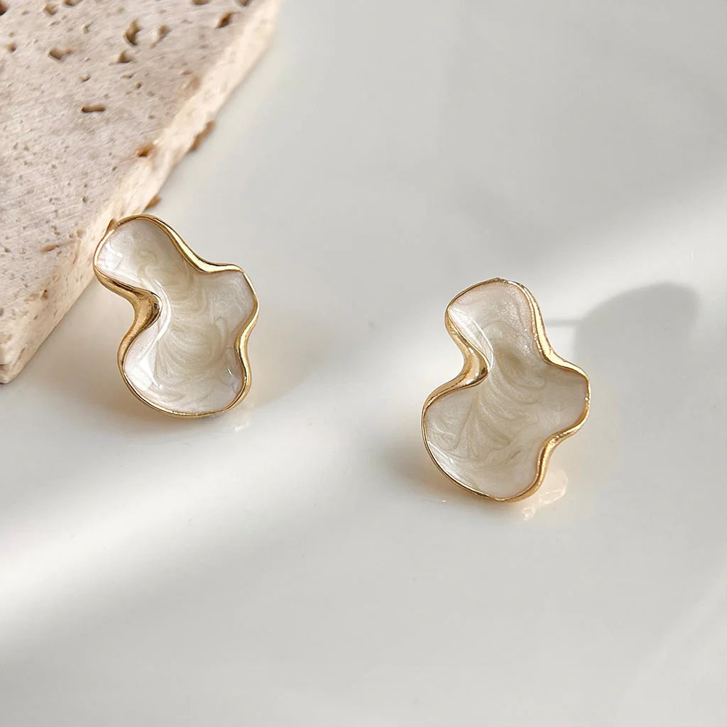 Artistic Geometric Stud Earrings