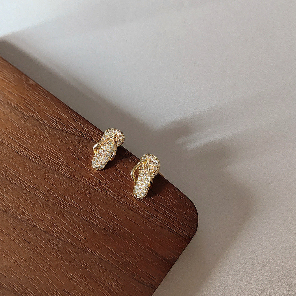 Sparkly Flip-Flop Fun Clip-On (No Piercing Needed!)