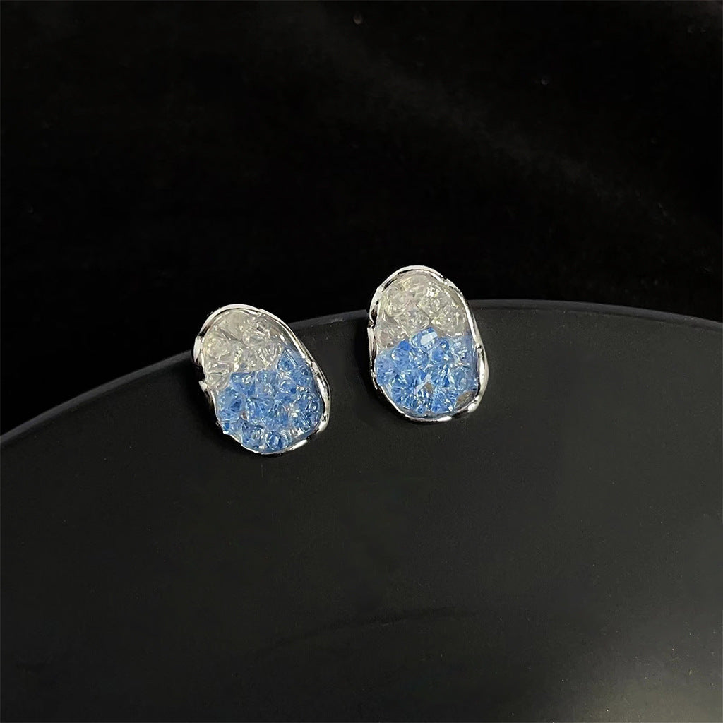 Gemstone Geode Studs