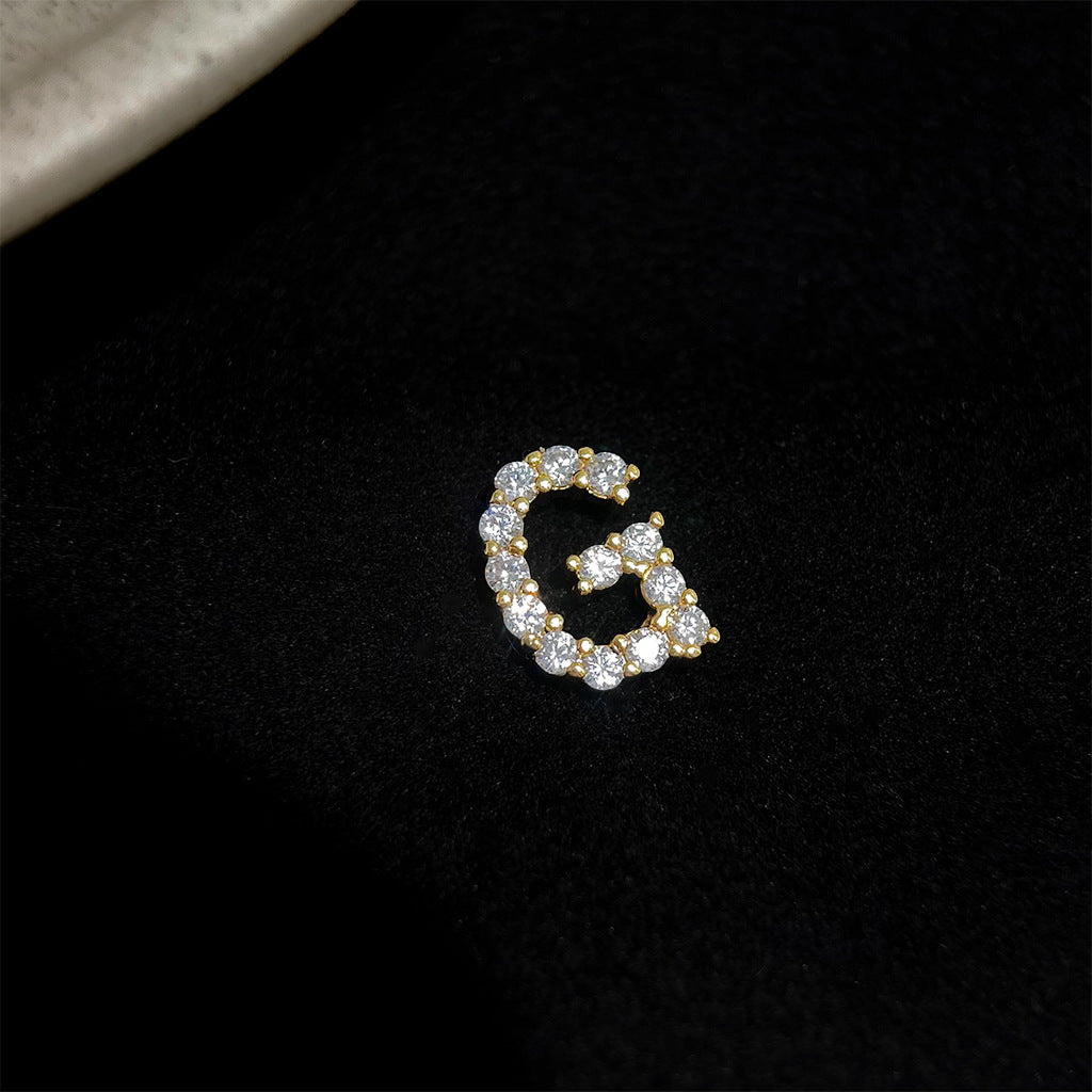 Sparkling Initial Studs