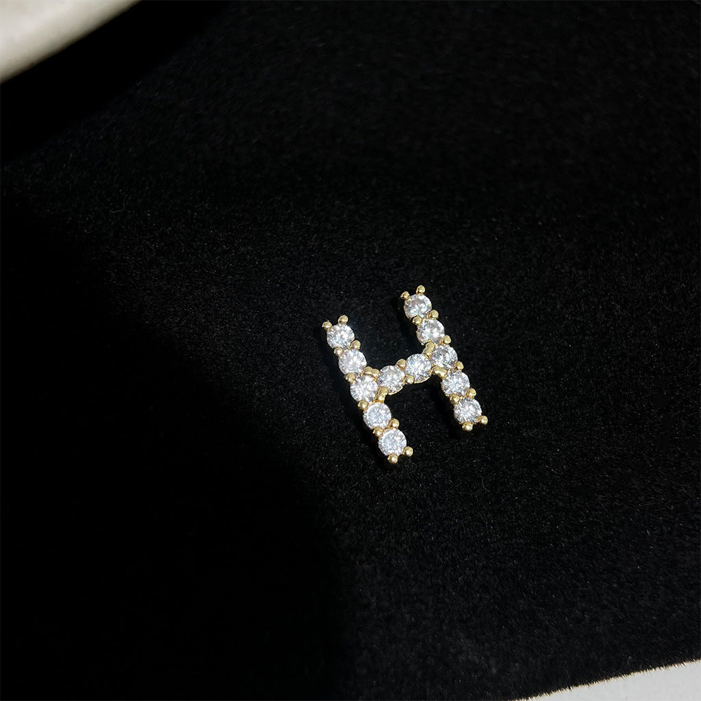 Sparkling Initial Studs