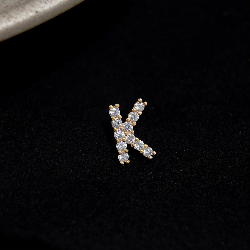 Sparkling Initial Studs