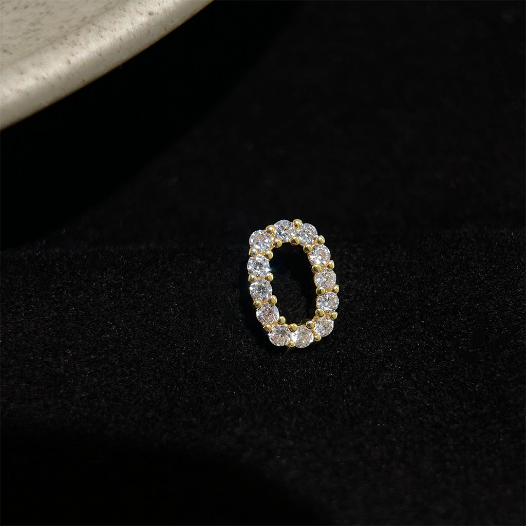 Sparkling Initial Studs