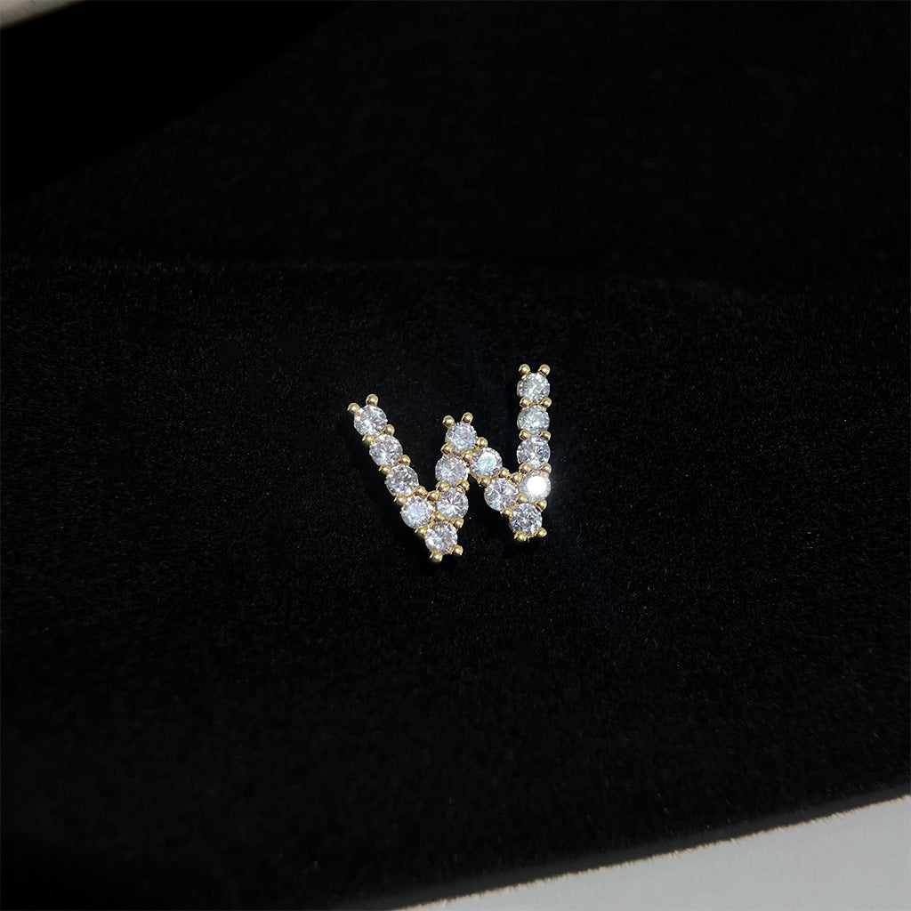 Sparkling Initial Studs