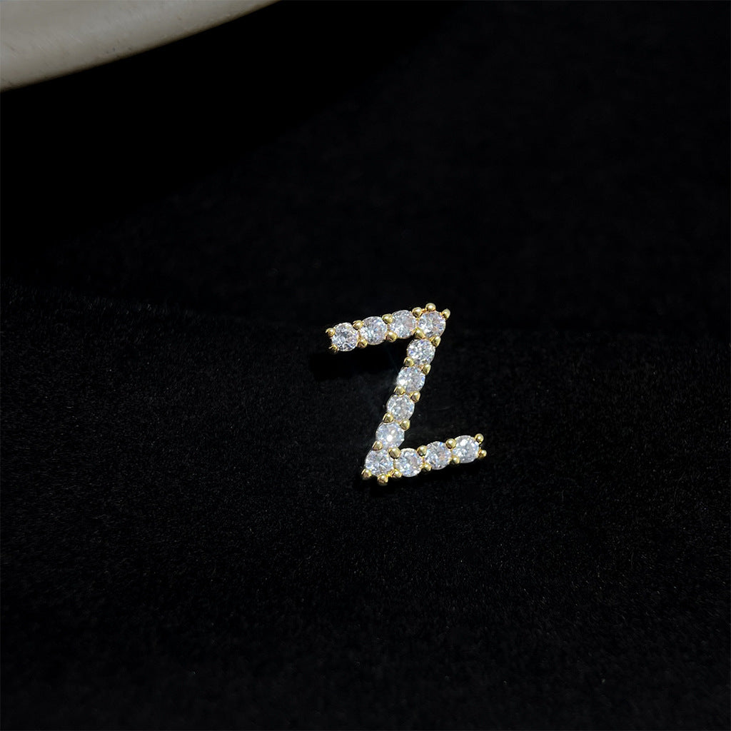 Sparkling Initial Studs