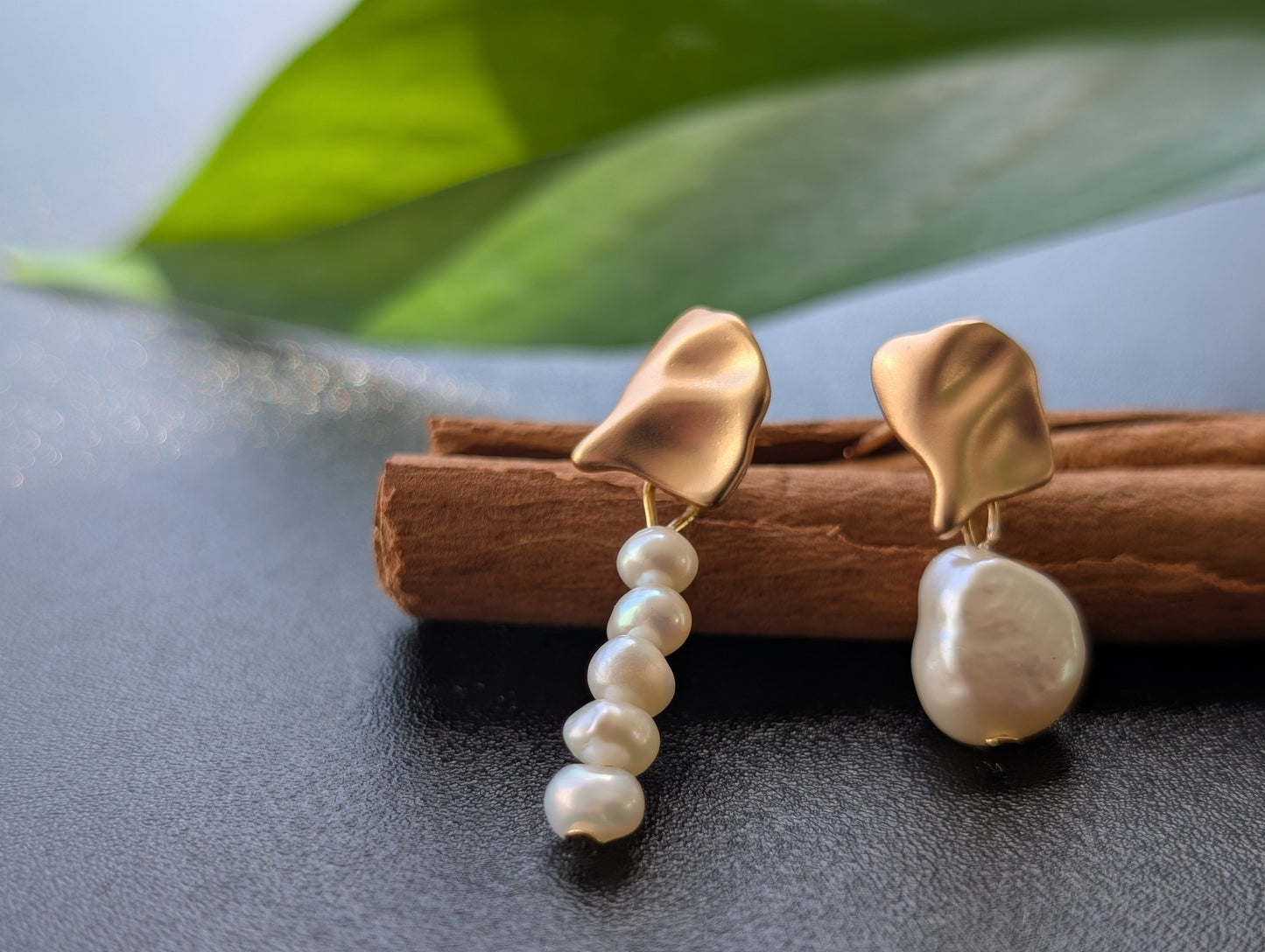 Baroque Freshwater Pearl Drop Earrings