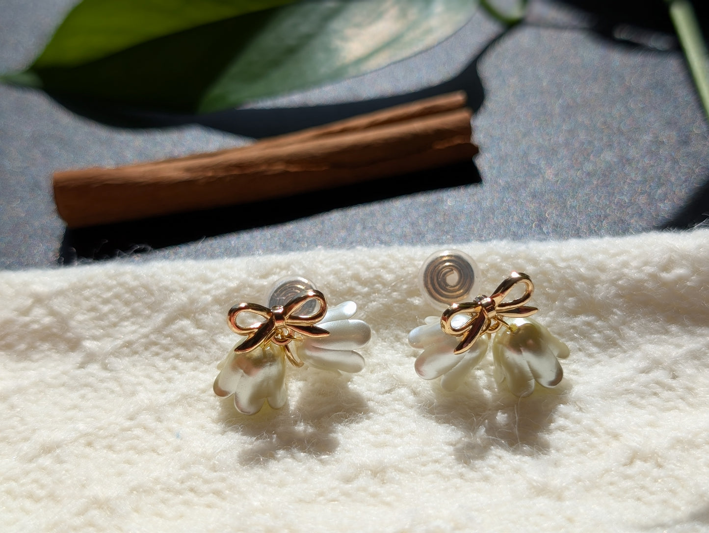 Sweet Lily Bloom Clip-Ons (No Piercings Needed!)