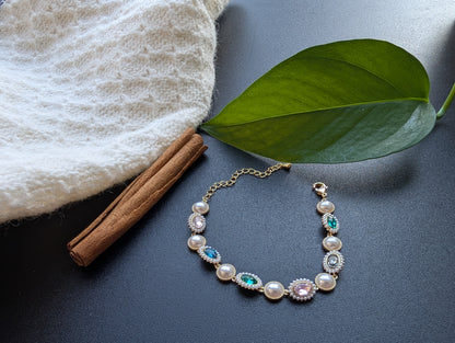 Rainbow Pearl Dream Bracelet