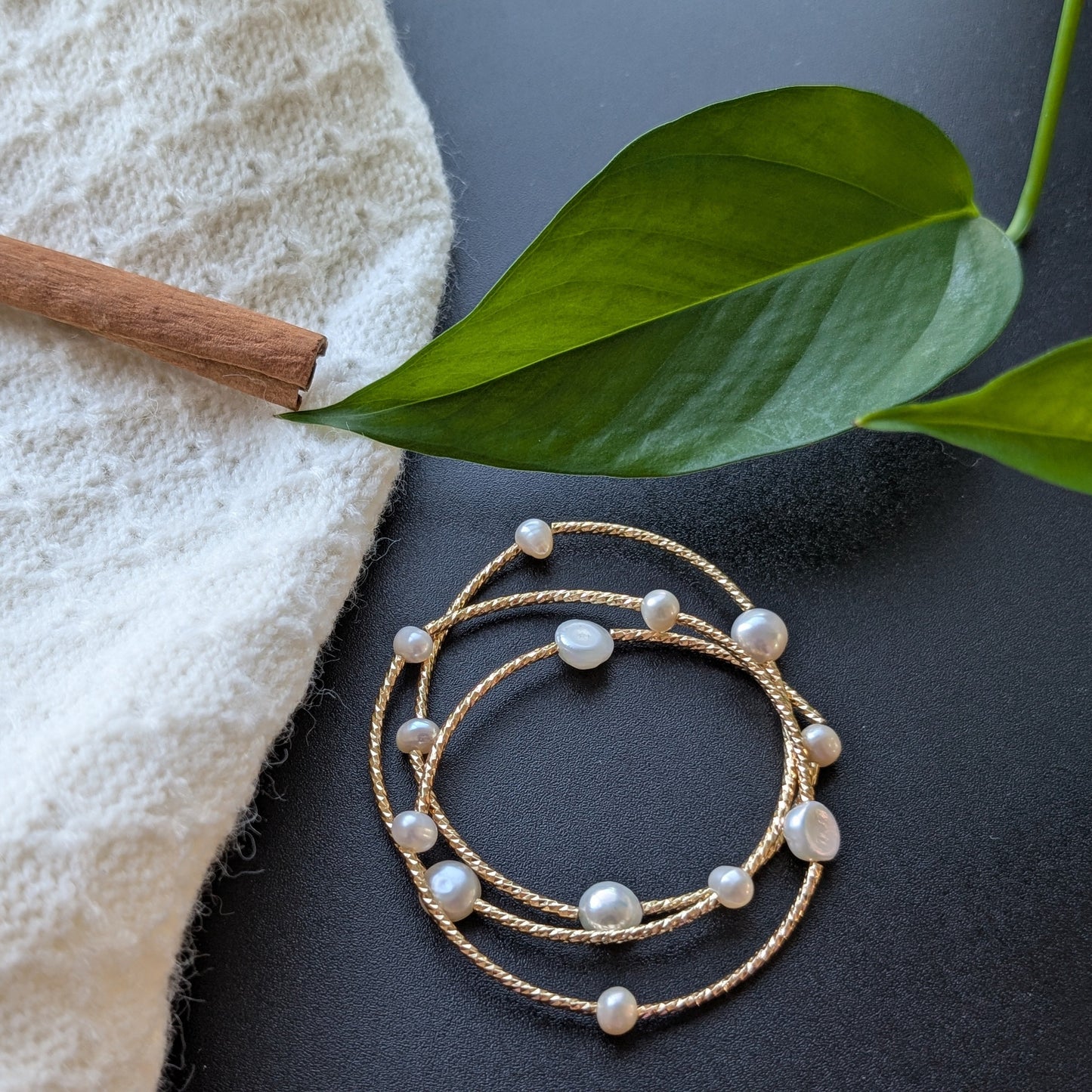 Twinkling Pearl Whisper Bracelet & Necklace