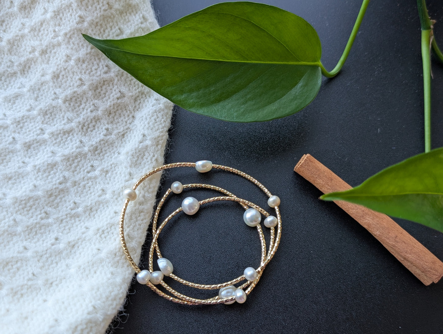 Twinkling Pearl Whisper Bracelet & Necklace