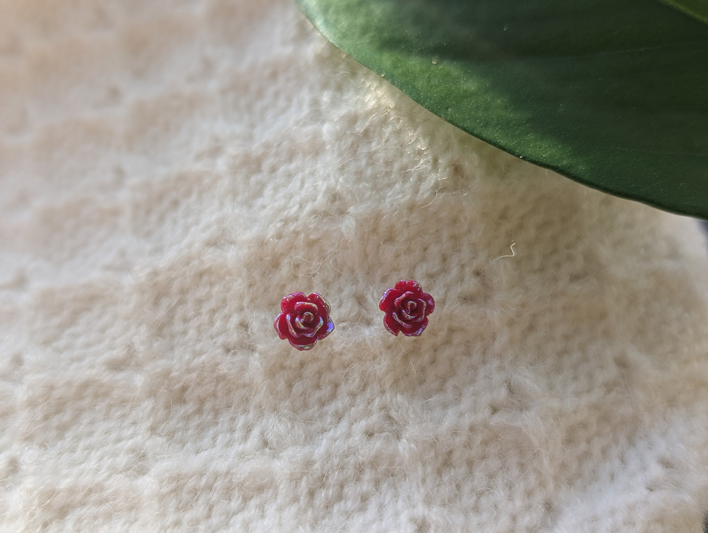 Rosebud Stud Earrings