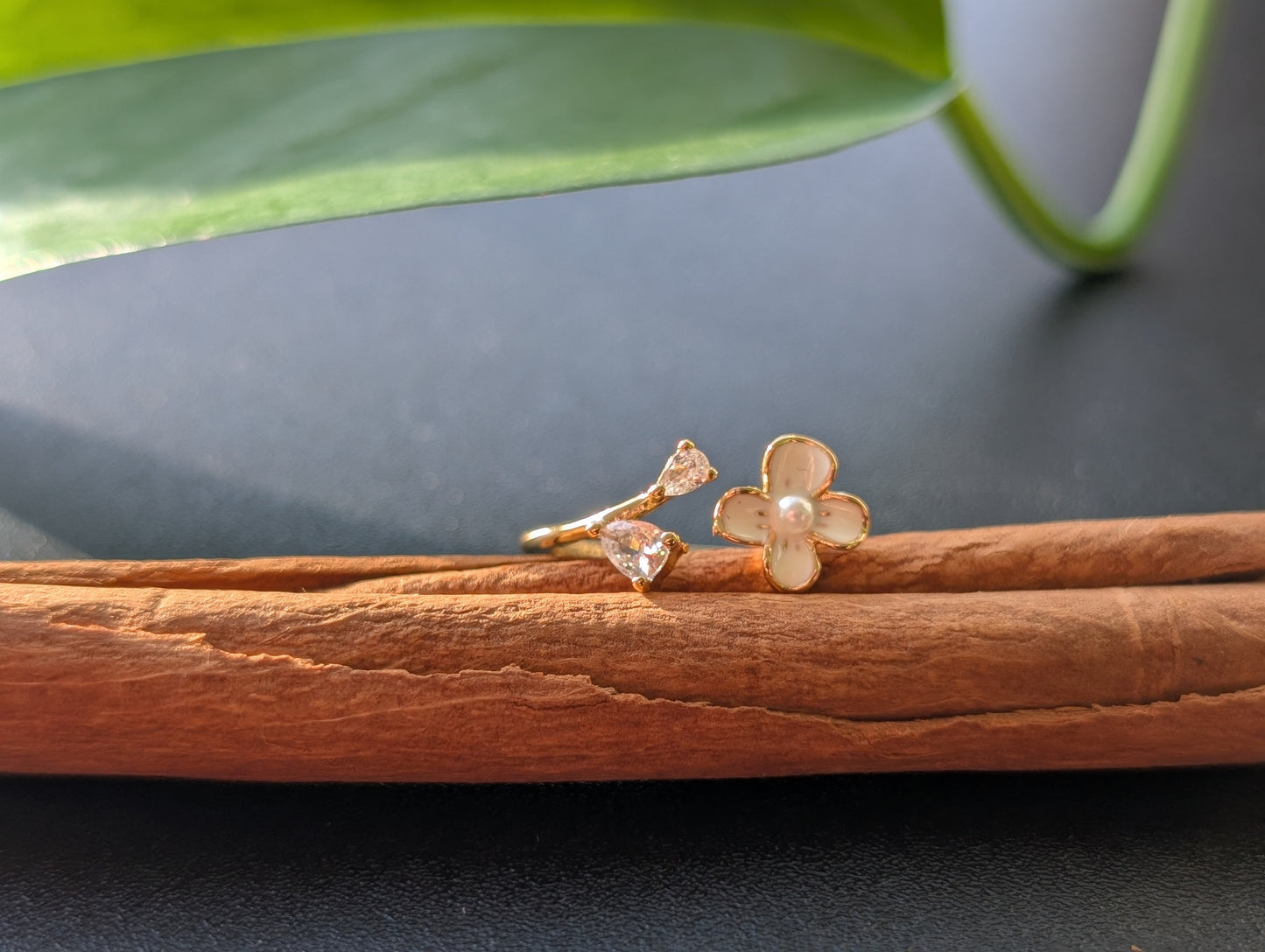 Adjustable Flower Ring