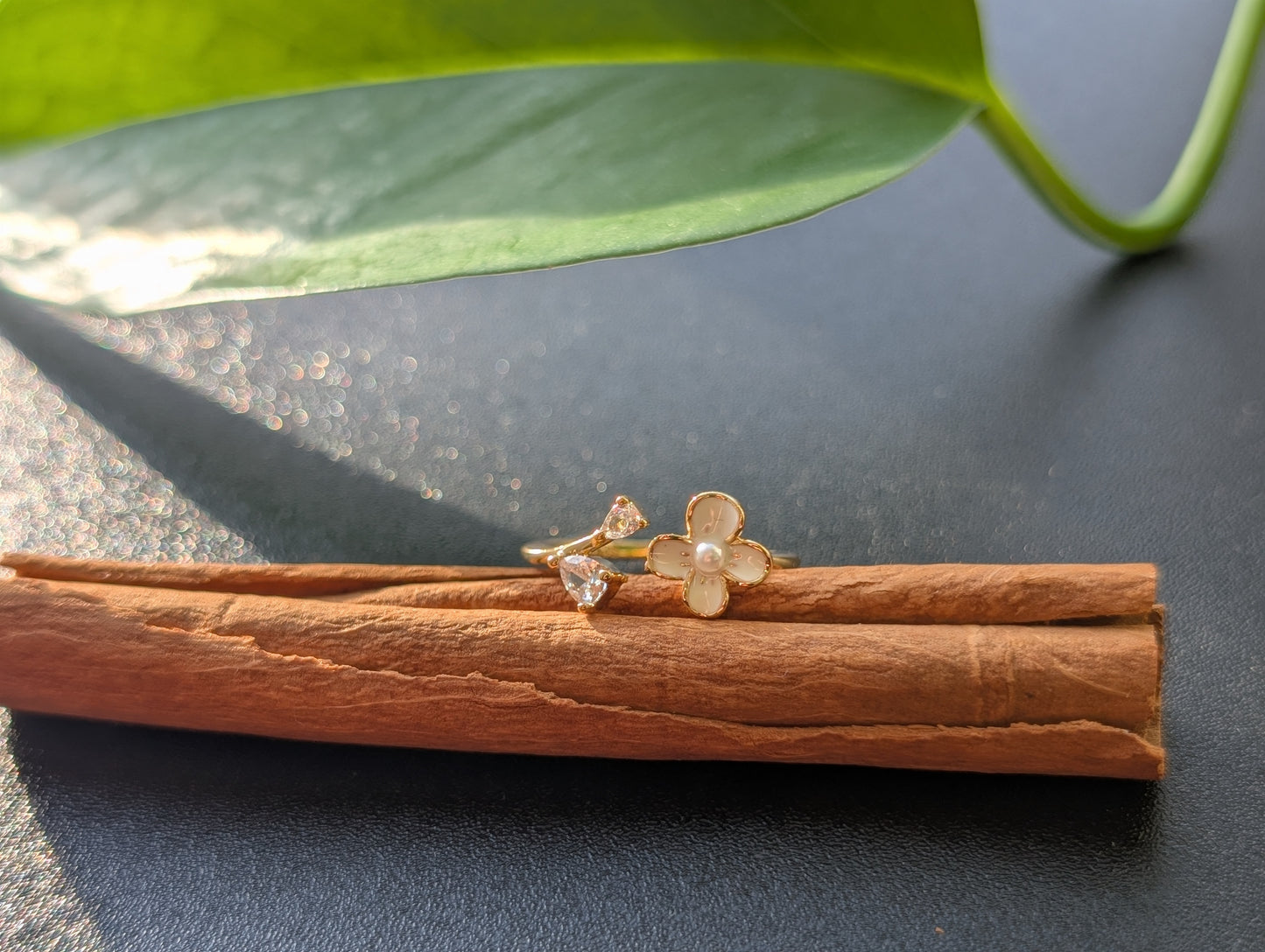 Adjustable Flower Ring