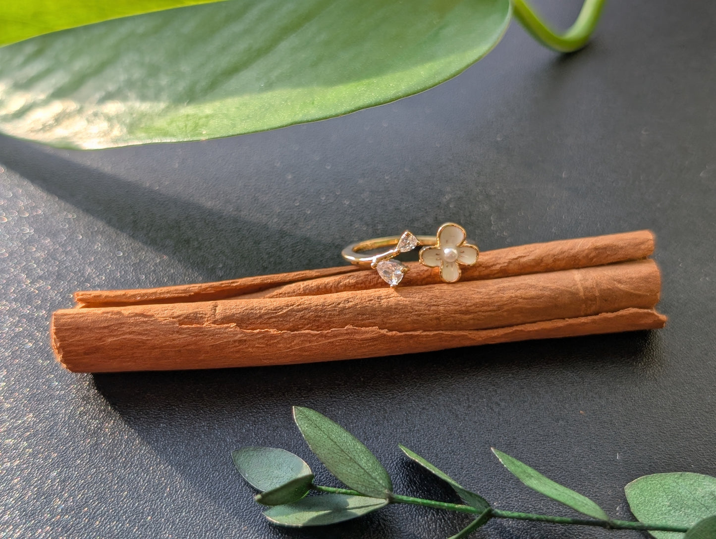 Adjustable Flower Ring