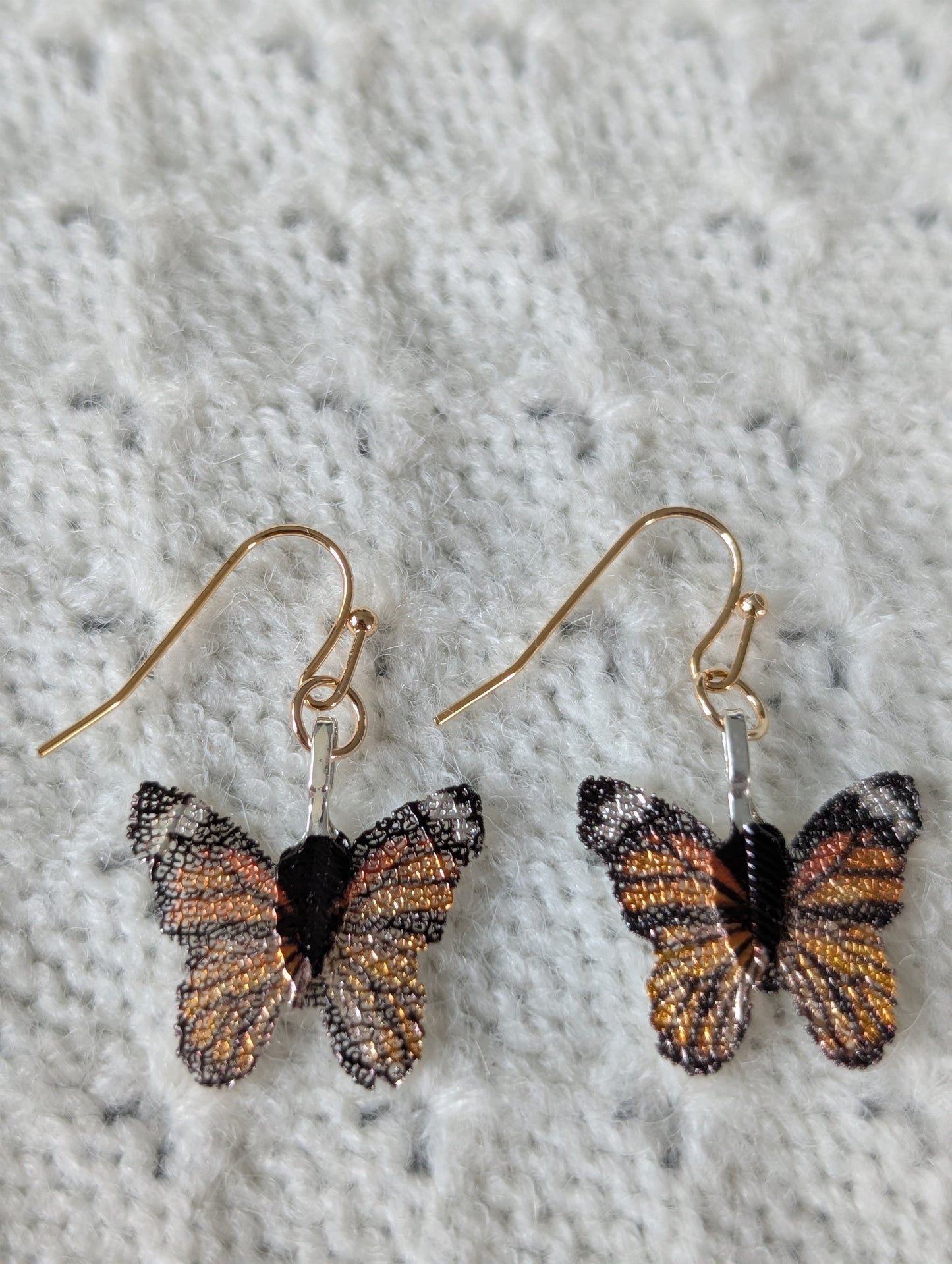 Monarch Butterflies Earrings & Necklace