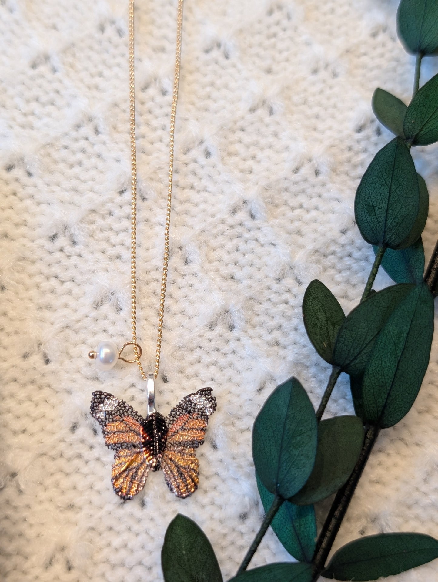 Monarch Butterflies Earrings & Necklace